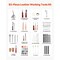 92PCS Leather Working Tools Kit – Complete Leather Craft Tool Set with Storage Bag for Stitching, Punching, Engraving & DIY Projects